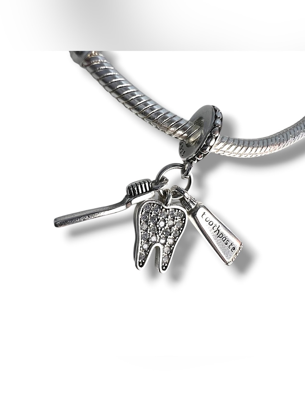 Dental Hygiene Dentist S925 Pandora Moments Compatible Charm